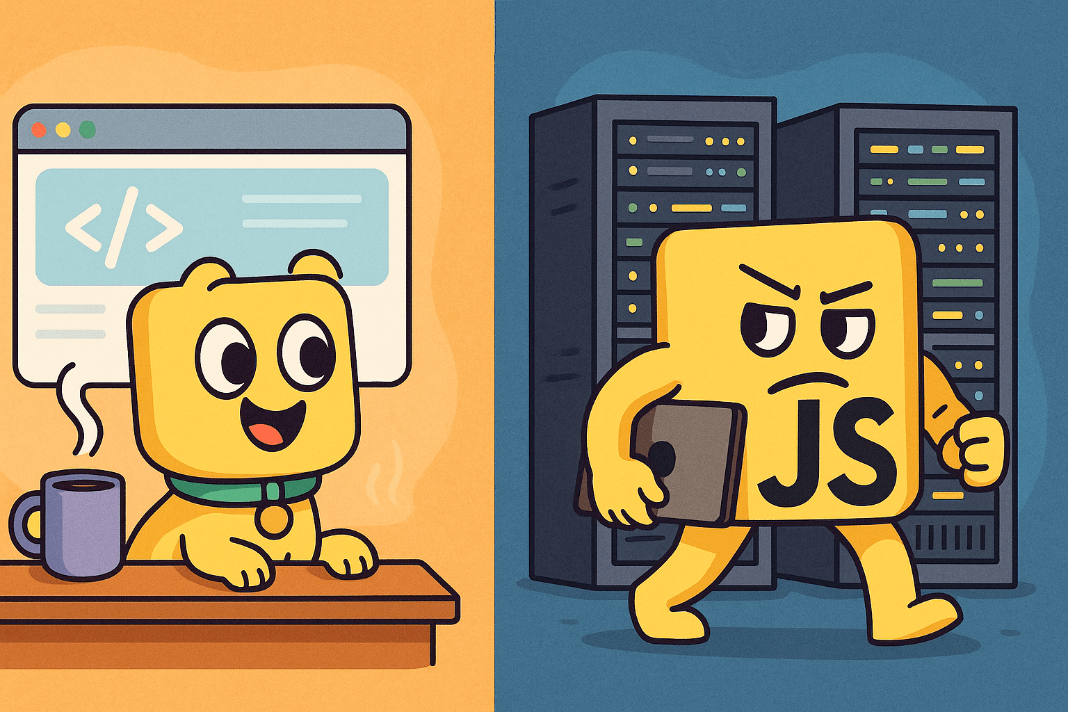 JavaScript's Secret Double Life: From Browser Pet to Server-Side Beast