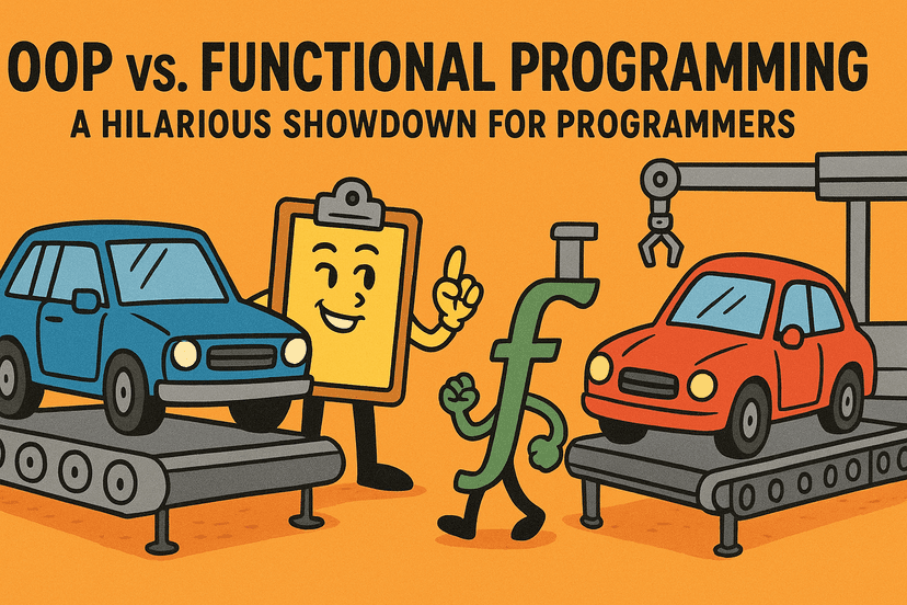 OOP vs. Functional Programming: A Hilarious Showdown for Programmers