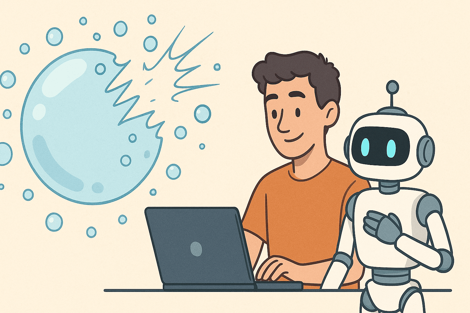 The AI Bubble is Bursting: Why Your Developer Job is Safer Than You Think