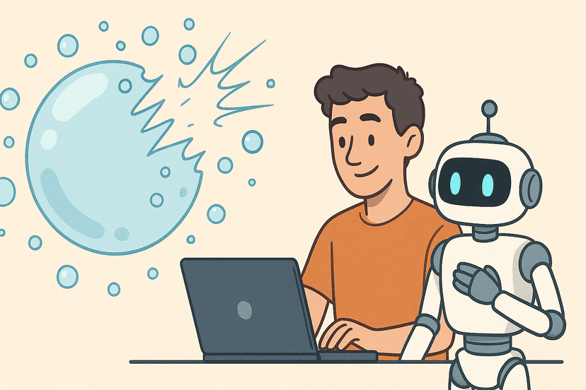 The AI Bubble is Bursting: Why Your Developer Job is Safer Than You Think