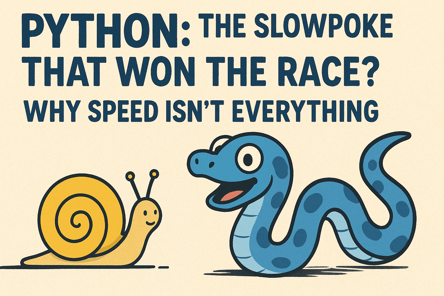 Python: The Slowpoke That Won the Race? Why Speed Isn't Everything
