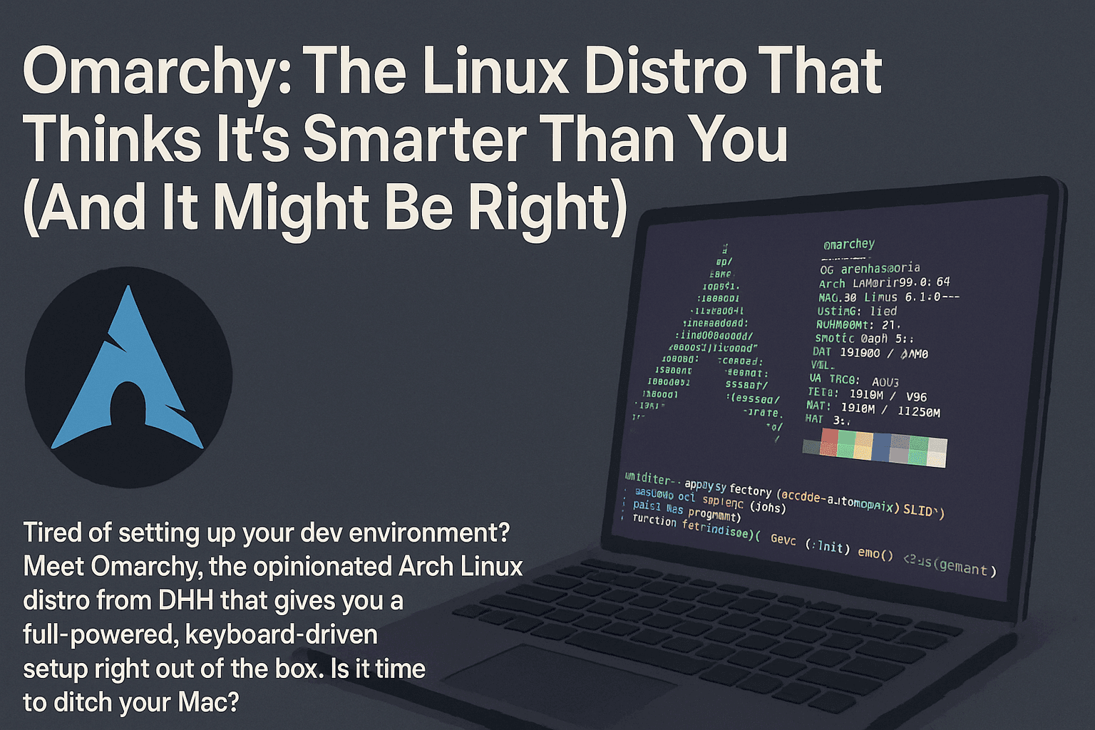Omarchy: The Linux Distro That Thinks It's Smarter Than You (And It Might Be Right)