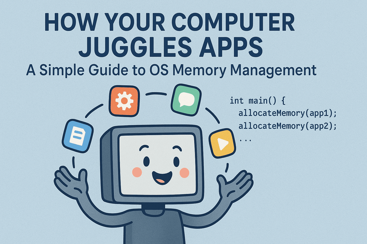 How Your Computer Juggles Apps: A Simple Guide to OS Memory Management